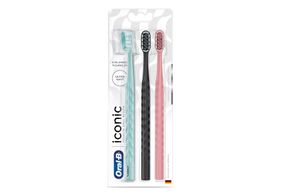 Escova Dental Oral B Iconic Com 3 Unidades