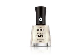 Esmalte Risque Diamond Gel Branco Camafeu 9,5ml