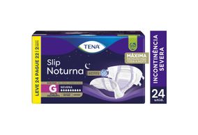 Fralda Geriatrica Tena Slip Noturna G Leve 24 Pague 22