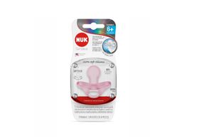 Chupeta Nuk Soft Sensitive 100% Silicone Para Meninas Tamanho 2