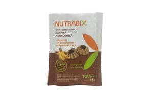 Snack Integral Vegano Nutrabix Banana Com Canela 23g