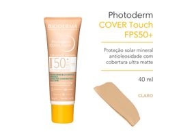 Photoderm Cover Touch Fps50+ Clara 40ml