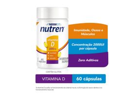 Suplemento Alimentar Nutren Vitamina D 2.000ui 60 Cápsulas