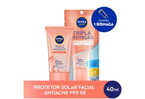 Protetor Solar Nivea Facial Antiacne Fps50 40ml