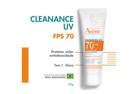 Avène Cleanance Uv Fps70 Tom 1 Claro 40g