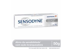 Sensodyne Branqueador Extra Fresh Creme Dental Para Dentes Sensíveis 50g