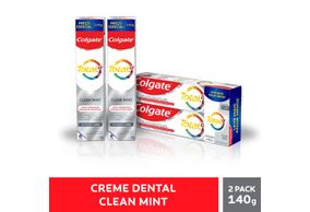 Creme Dental Colgate Total 12 Clean Mint Kit Com 2 Unidades De 140g Cada