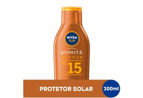 Protetor Solar Nívea Sun Protect & Bronze FPS15 200ml