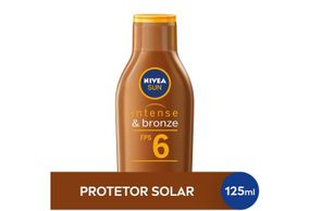 Bronzeador Nivea Intense & Bronze Fps6 Loção 125ml Novo