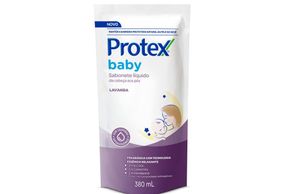 Sabonete Líquido Para Bebês Protex Baby Lavanda 380ml Refil