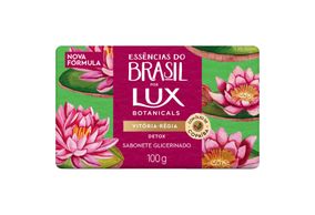 Sabonete Em Barra Lux Botanicals Essências Do Brasil Glicerinado Vitória-Régia100g