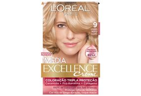 Tintura Imédia Excellence Creme Louro Muito Claro 9