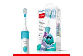 Escova De Dente Elétrica Philips Colgate Sonicpro Kids 1 Unid