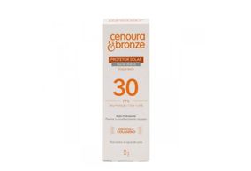 Protetor Solar Facial Cenoura & Bronze FPS30 com 50g