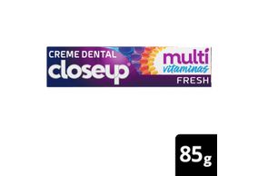 Creme Dental Fresh Closeup Multivitaminas + 12 Benefícios 85g