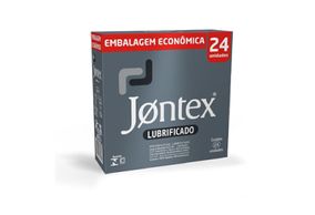 Preservativo Jontex Lubrificado Com 24 Unidades