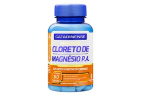 Cloreto De Magnésio P.A Zero Lactose Catarinense Nutrição Frasco Com 60 Comprimidos