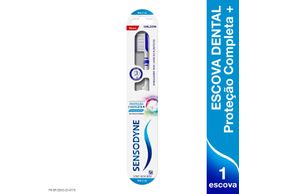 Escova Dental Macia Sensodyne Proteção Completa +