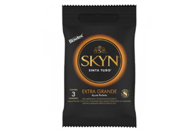 Preservativo Blowtex Skyn Extra Grande Com 3 Unidades