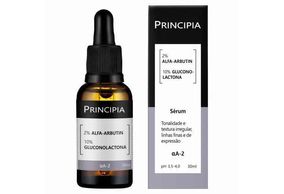 Sérum Principia Alfa-Arbutin 2% + 10 Glucono-lactona AA-2 com 30mL