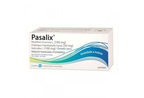 Pasalix 100mg + 30mg + 100mg, caixa com 60 comprimidos revestidos