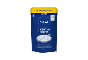 Sabonete Nivea Creme Care líquido, refil, 1 unidade com 250mL