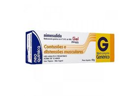 Nimesulida 20MG/G Gel dermatológico - Bisnaga com 40 g