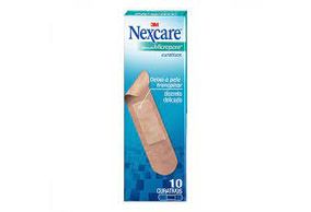 Curativo Nexcare Micropore Tradicional 10 unidades