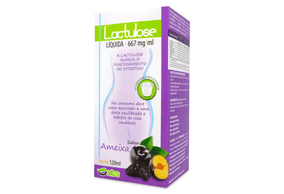 Lactulose 667mg/mL Sabor Ameixa - Frasco com 120mL