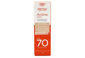 Protetor Solar FPS70 Actine Color Pele Clara 40G