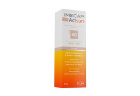 Protetor Solar Facial FPS60 Imecap Actsun 50G