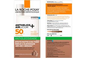 Protetor Solar Facial FPS50 Anthelios Airlicium La Roche Posay Antioleosidade Cor 2.0 40mL