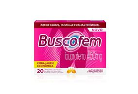 Buscofem 400MG Cápsula mole - Caixa com 20 Cápsulas