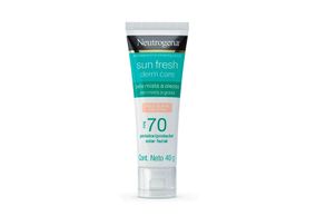 Protetor Solar Facial FPS70 Neutrogena Sun Fresh Derm Care Cor Clara 40G