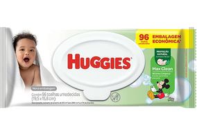 Toalha Umedecida Disney Baby Huggies Max Clean Pacote 96 Unidades Embalagem Econômica