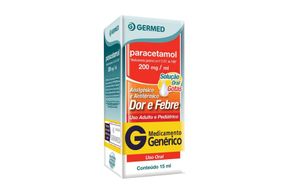 Paracetamol 200MG/ML Solução oral (gotas)   Frasco com 15 mL