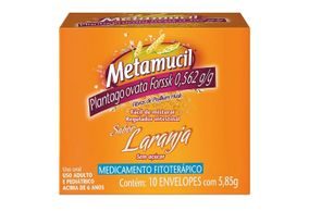 Metamucil 0.562G/G Pó para solução oral - 10 Envelopes com 5.85 g
