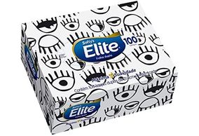 Lenço De Papel Folha Dupla Elite Softys 21,0Cm X 14,8Cm Caixa 100 Unidades