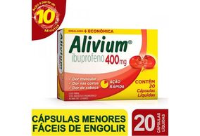 Alivium 400MG Cápsula mole - Caixa com 20 Cápsulas
