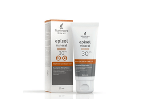 Protetor Solar Facial FPS30 Episol Mineral com Cor - Bisnaga com 60mL
