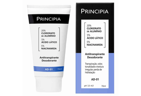 Antitranspirante Desodorante Principia AD-01 - Bisnaga com 70mL