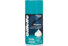 Espuma de Barbear Gillette Foamy Pele Sensível, Frasco com 175g