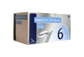 Novofine 32g 6mm - 100 Agulhas Descartáveis