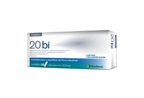 Probiótico 20 Bi 335mg - Caixa com 10 Cápsulas