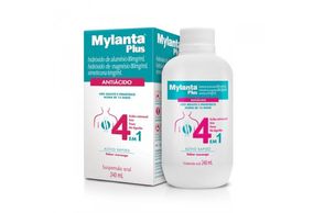 Mylanta Plus Suspensão Oral Sabor Morango - Frasco com 240 mL