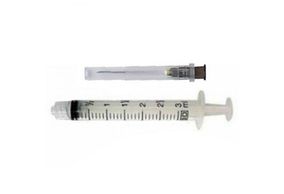 Seringa com agulha para insulina 3mL 25 x 7mm 1 Unidade Solomed