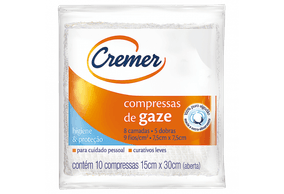 Compressa de Gaze 10Unid Cremer Max