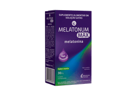 Melatonum Max Melatonina Sabor Menta Gotas 30ml