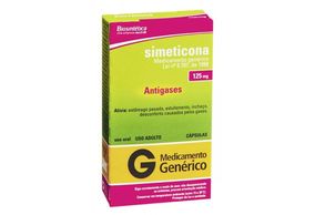Simeticona 125mg, caixa com 10 cápsulas gelatinosas moles
