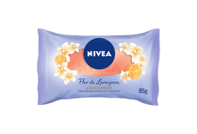 Sabonete Glicerinado Nivea Flor de Laranjeira e Oleos Essenciais Barra 85g